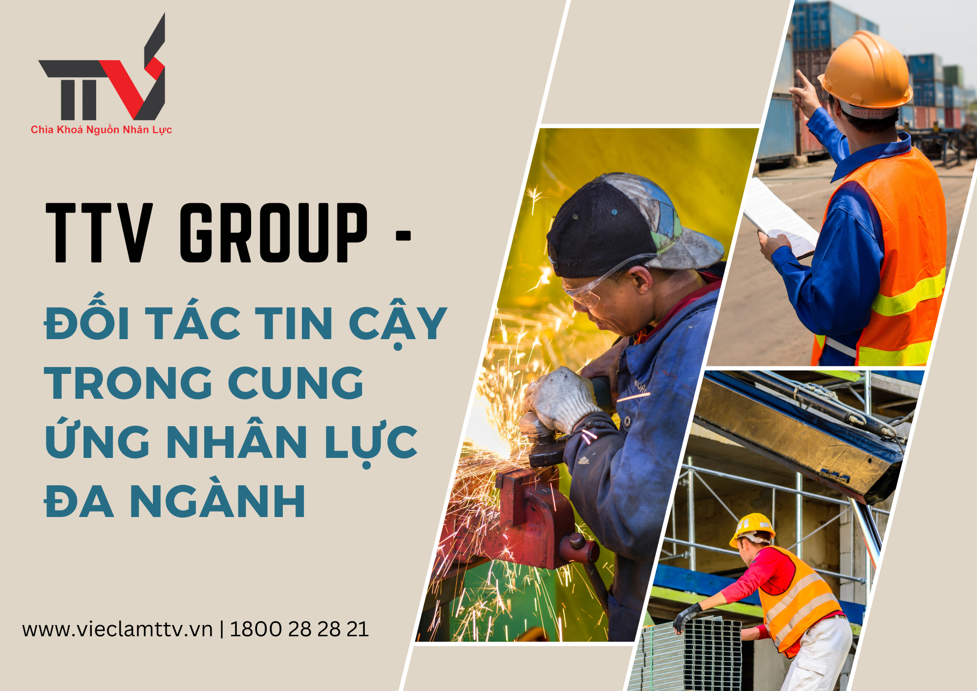 TTV Group - Đối tác tin cậy trong cung ứng nhân lực đa ngành tại khu vực Hồ Chí Minh, Bình Dương và Đồng Nai